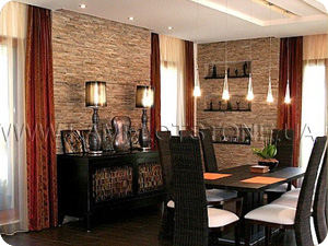 камень в интерьере